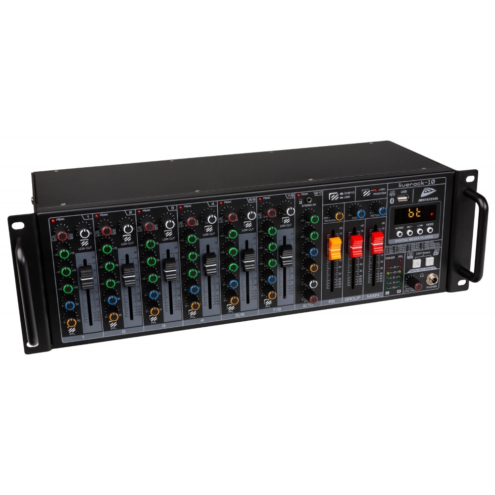 JB Systems LIVERACK-10 Analoge mixer 19 inch afbeelding