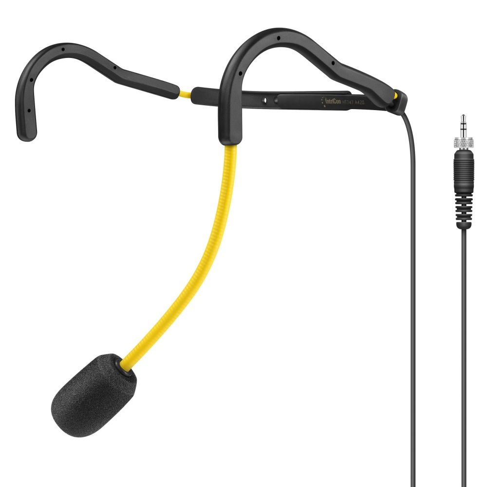Sennheiser HT 747 Yellow fitness headsetmicrofoon afbeelding
