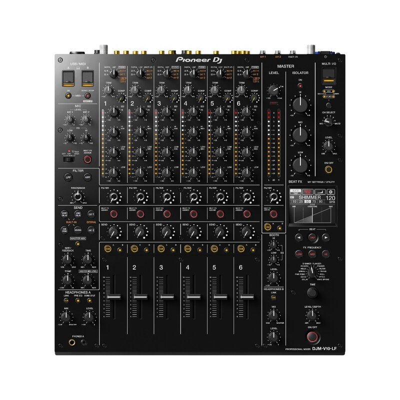 Pioneer DJ DJM-V10-LF pro-dj mixer met lange faders DJM-V10-LF pro-dj mixer met lange faders