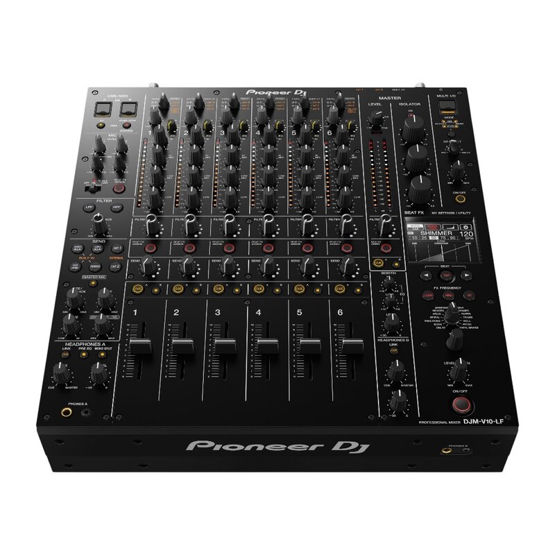 Pioneer DJ DJM-V10-LF pro-dj mixer met lange faders DJM-V10-LF pro-dj mixer met lange faders