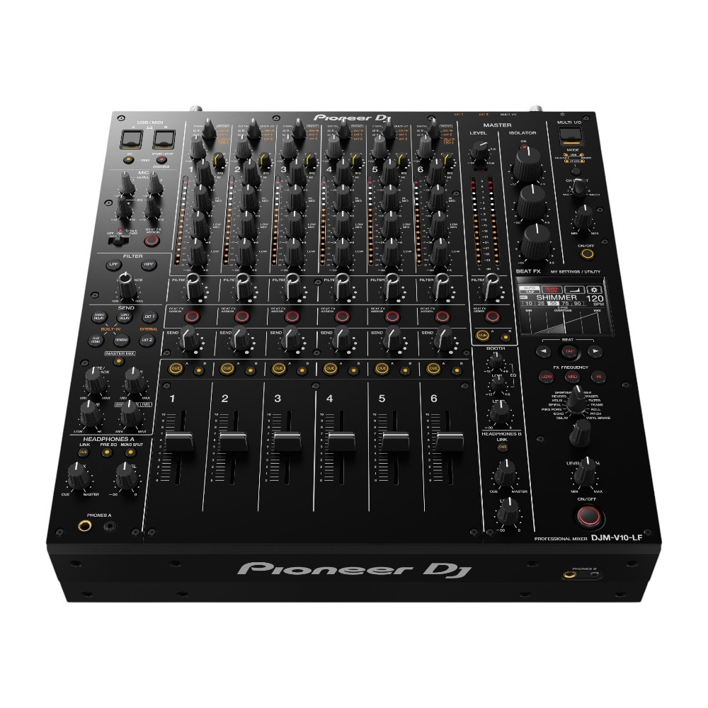 Pioneer DJ DJM-V10-LF pro-dj mixer met lange faders afbeelding