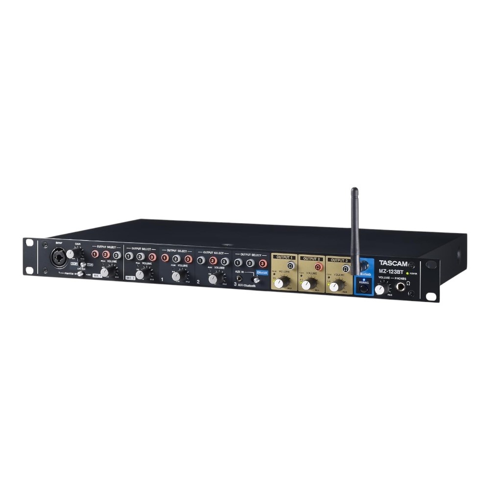 Tascam MZ-123BT 3-kanaals zone mixer met BT afbeelding