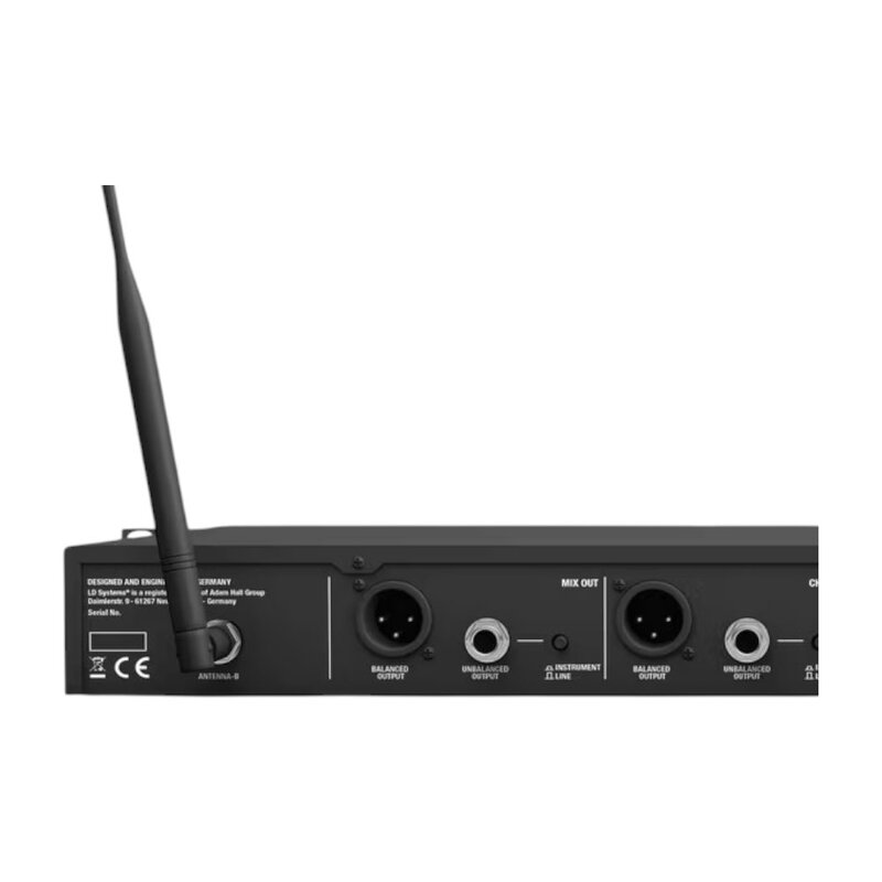 LD Systems U505 R2 Dubbele draadloze ontvanger U505 R2 Dubbele draadloze ontvanger