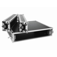 Amplifier Rack PR-1 19 inch flightcase 2 HE 460 mm diep