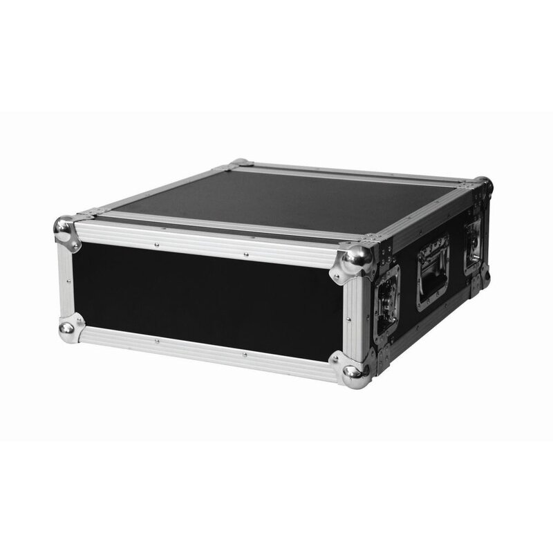 Amplifier Rack PR-2 19 inch flightcase 4 HE 470 mm diep