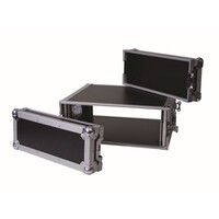 Amplifier Rack PR-2 19 inch flightcase 4 HE 470 mm diep