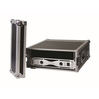 Amplifier Rack PR-2 19 inch flightcase 4 HE 470 mm diep