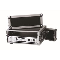 Amplifier Rack PR-2 19 inch flightcase 4 HE 470 mm diep
