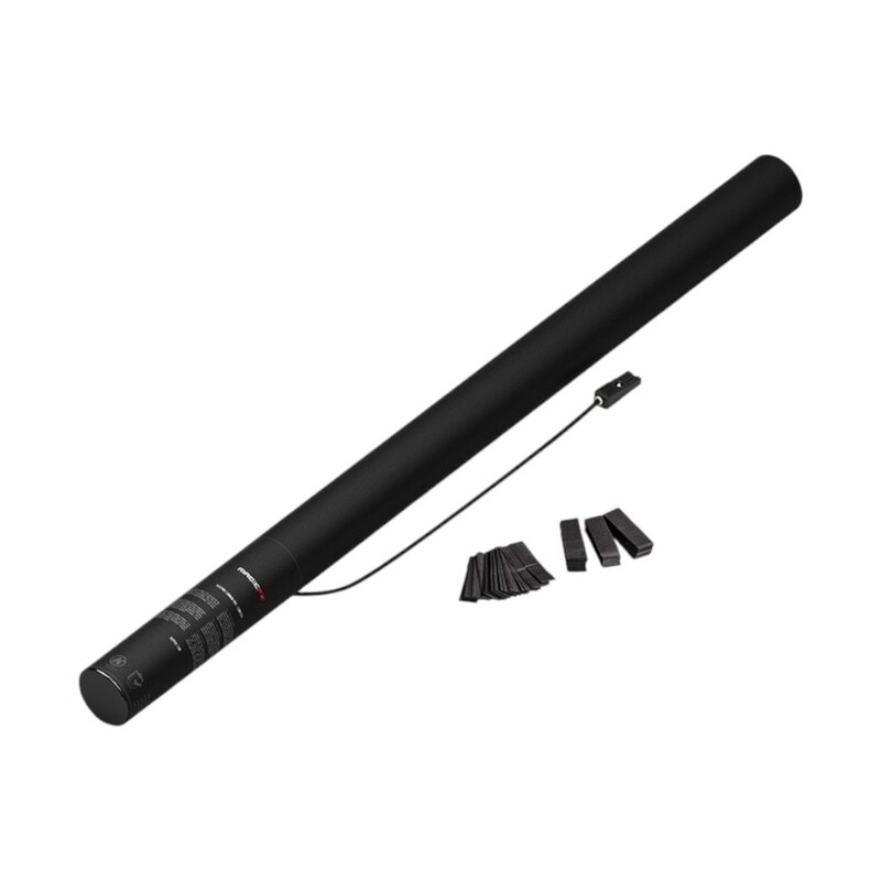 Electric Confetti Cannon 80cm zwart