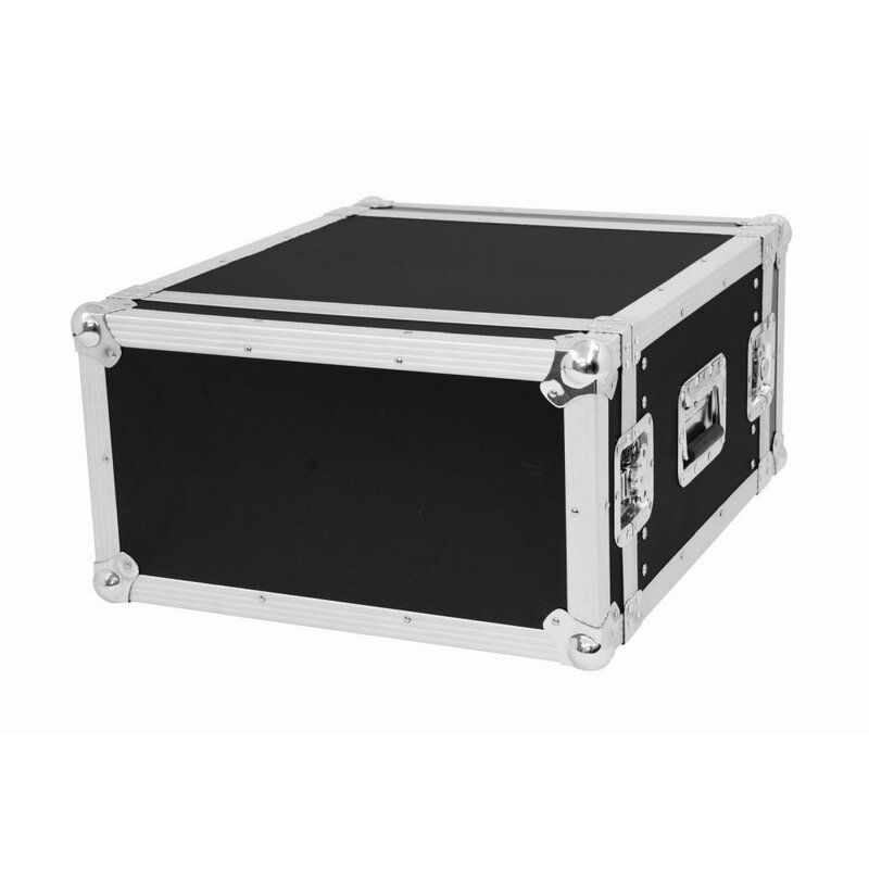 Amplifier Rack PR-2 19 inch flightcase 6 HE 470 mm diep