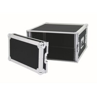 Amplifier Rack PR-2 19 inch flightcase 6 HE 470 mm diep
