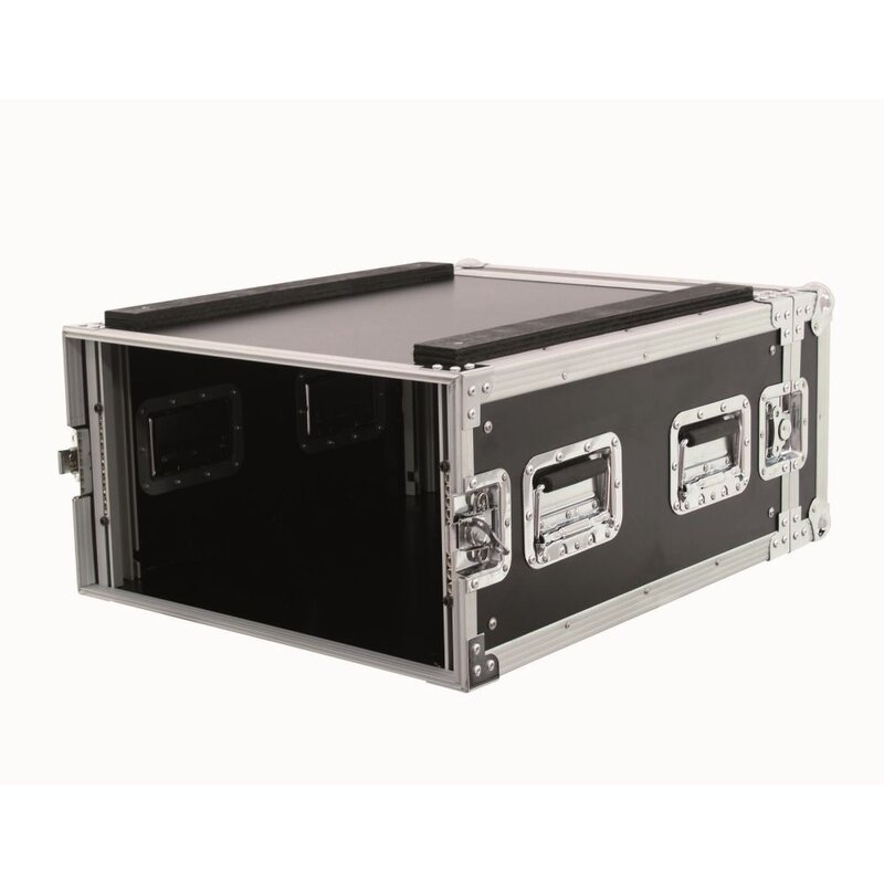 Amplifier Rack PR-2ST 19 inch flightcase 6 HE 570mm diep