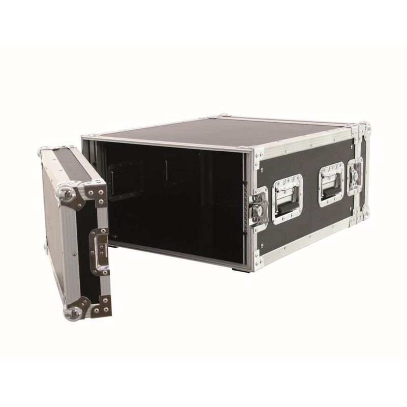 Amplifier Rack PR-2ST 19 inch flightcase 6 HE 570mm diep