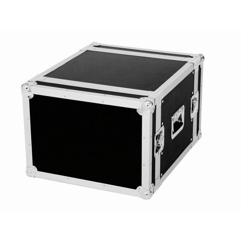 Amplifier Rack PR-2 19 inch flightcase 8 HE 470 mm diep