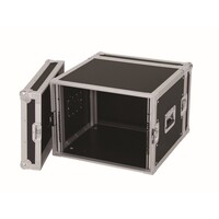 Amplifier Rack PR-2 19 inch flightcase 8 HE 470 mm diep