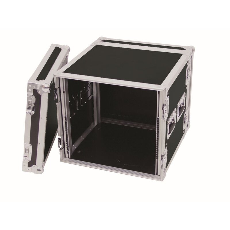 Amplifier Rack PR-2 19 inch flightcase 10 HE 470 mm diep