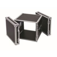 Amplifier Rack PR-2 19 inch flightcase 10 HE 470 mm diep