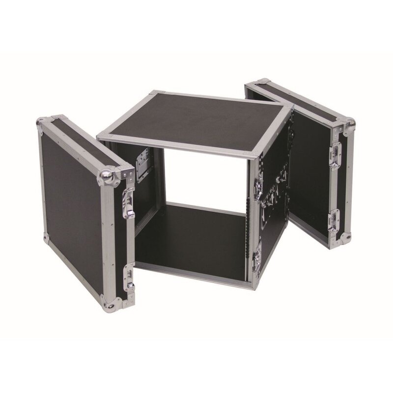 Amplifier Rack PR-2 19 inch flightcase 10 HE 470 mm diep