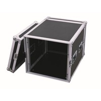 Amplifier Rack PR-2ST 19 inch flightcase 10 HE 570 mm diep