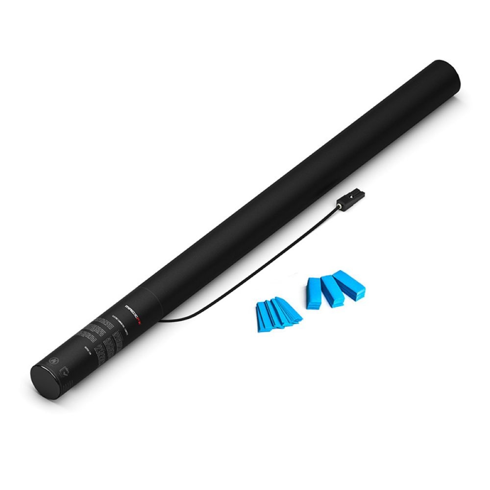 MagicFX Electric Confetti Cannon 80cm lichtblauw afbeelding