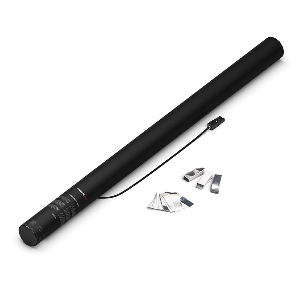 MagicFX Electric Confetti Cannon 80cm wit+zilver afbeelding