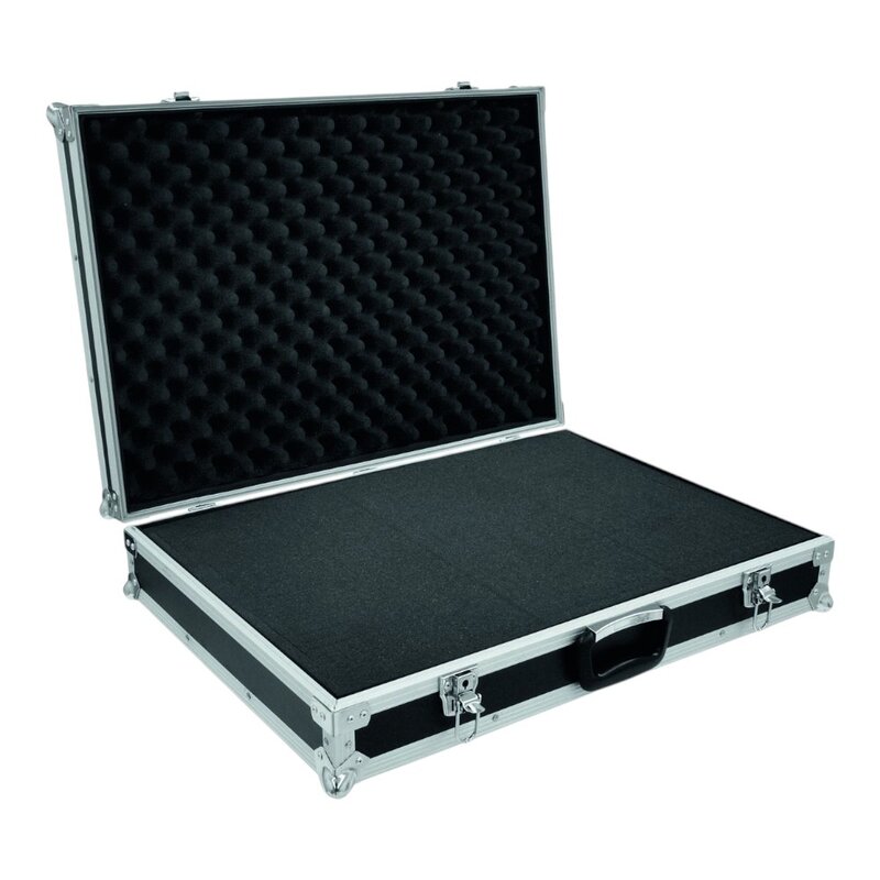 Universele foam flightcase GR-2 zwart
