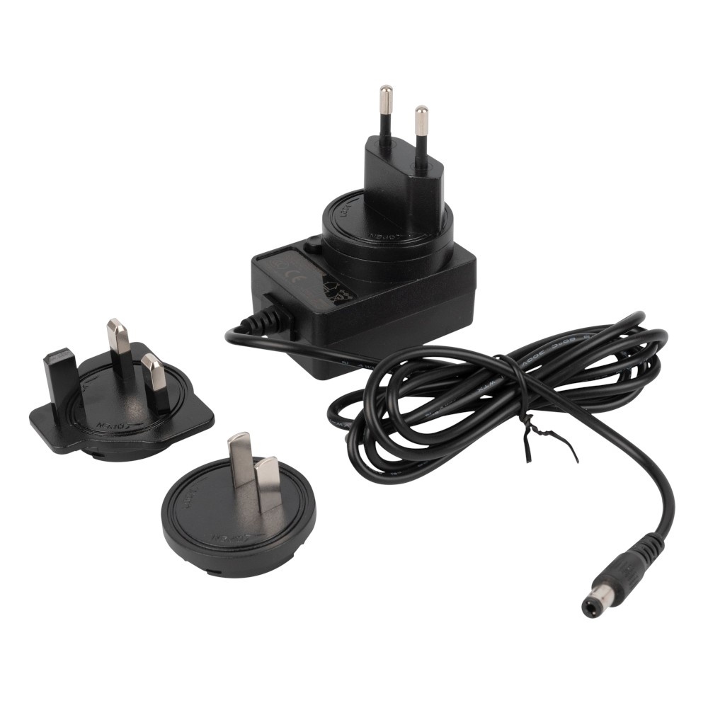 Showgear Universele DC Voedingsadapter 12V 1A afbeelding