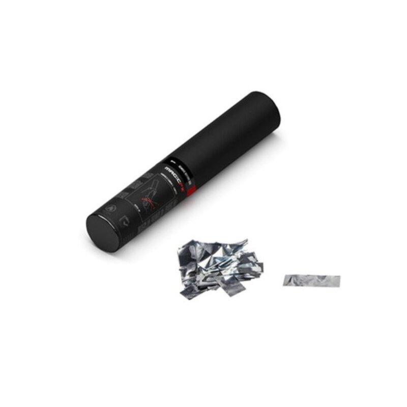 MagicFX Handheld Confetti Cannon 28cm zilver Handheld Confetti Cannon 28cm zilver