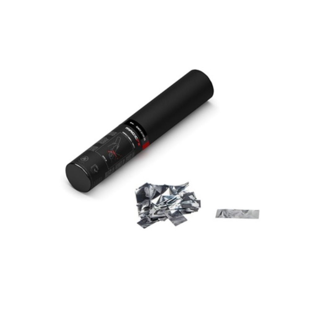 MagicFX Handheld Confetti Cannon 28cm zilver afbeelding