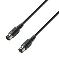 Adam Hall 3 Star MIDI 0300 BLK MIDI kabel 3 m 3 Star MIDI 0300 BLK MIDI kabel 3 m