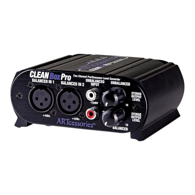 CleanBox Pro 2-kanaals niveau converter