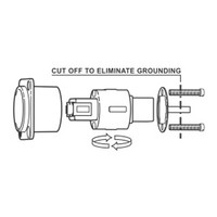 NA USB3 doorvoer chassisdeel nikkel