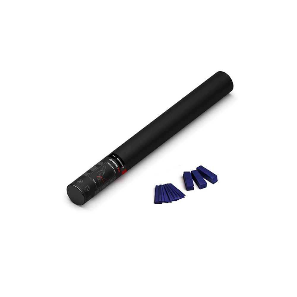 MagicFX Handheld Confetti Cannon 50cm donkerblauw afbeelding