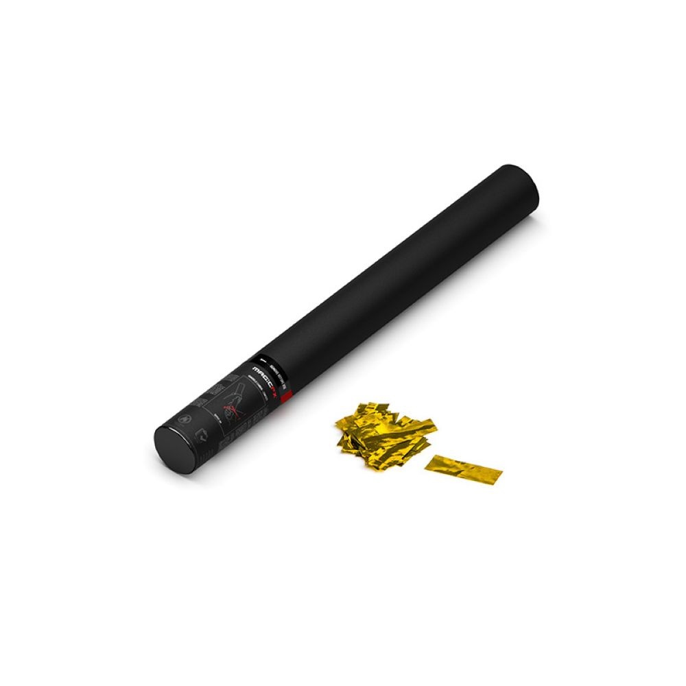 MagicFX Handheld Confetti Cannon 50cm goud metallic afbeelding