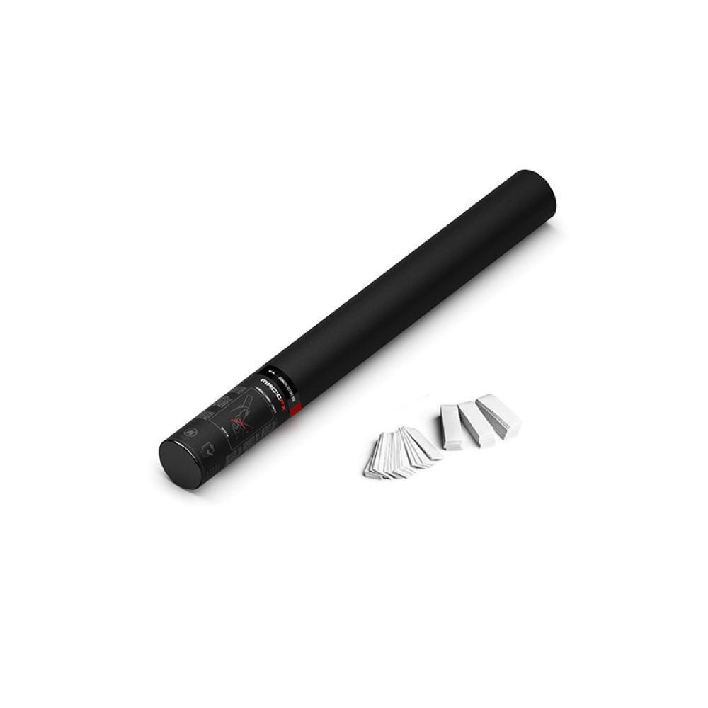 MagicFX Handheld Confetti Cannon 50cm wit afbeelding