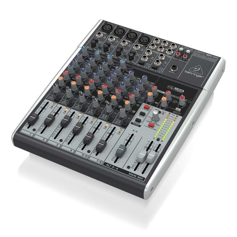 Behringer Xenyx 1204USB PA en studiomixer Xenyx 1204USB PA en studiomixer