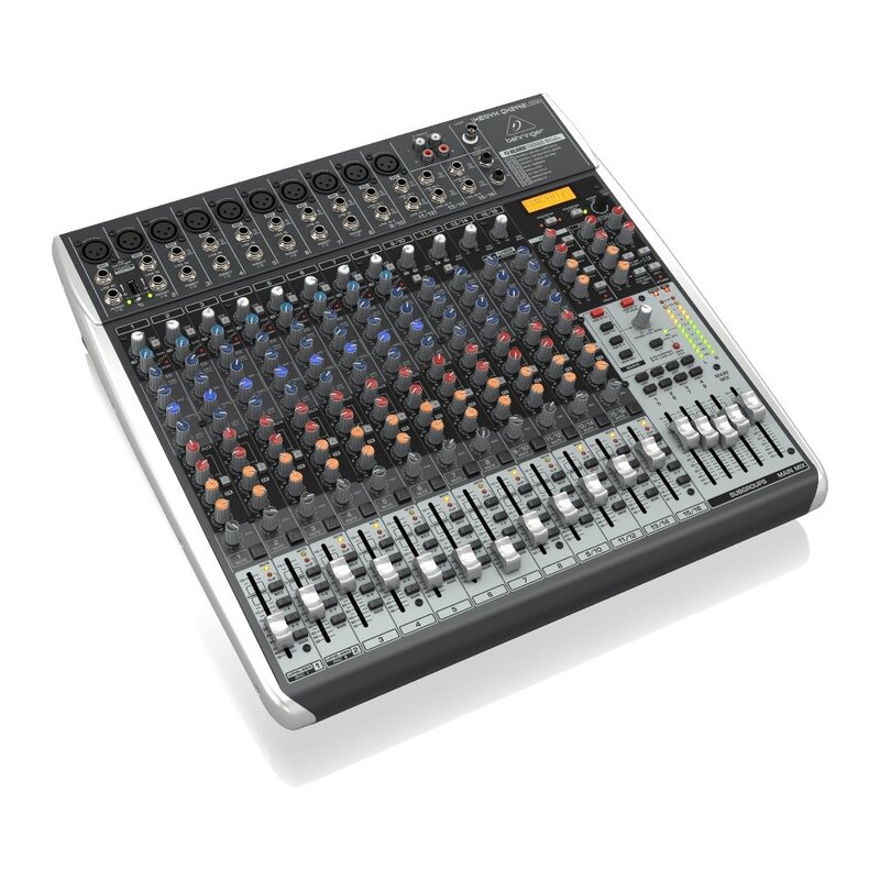 Behringer Xenyx QX2442USB PA en studiomixer Xenyx QX2442USB PA en studiomixer