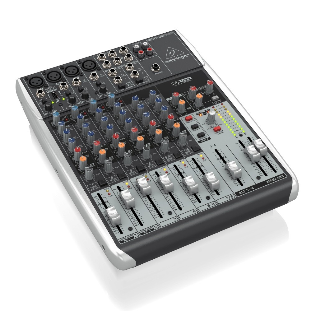 Behringer Xenyx Q1204USB PA en studiomixer afbeelding