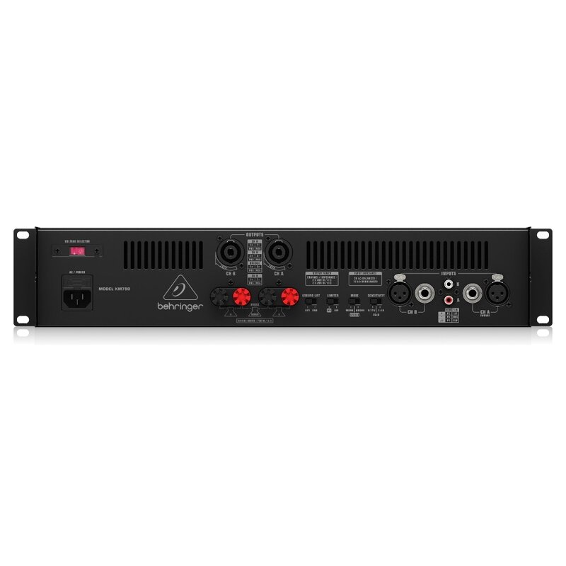 Behringer KM750 Stereoversterker 750 W KM750 Stereoversterker 750 W