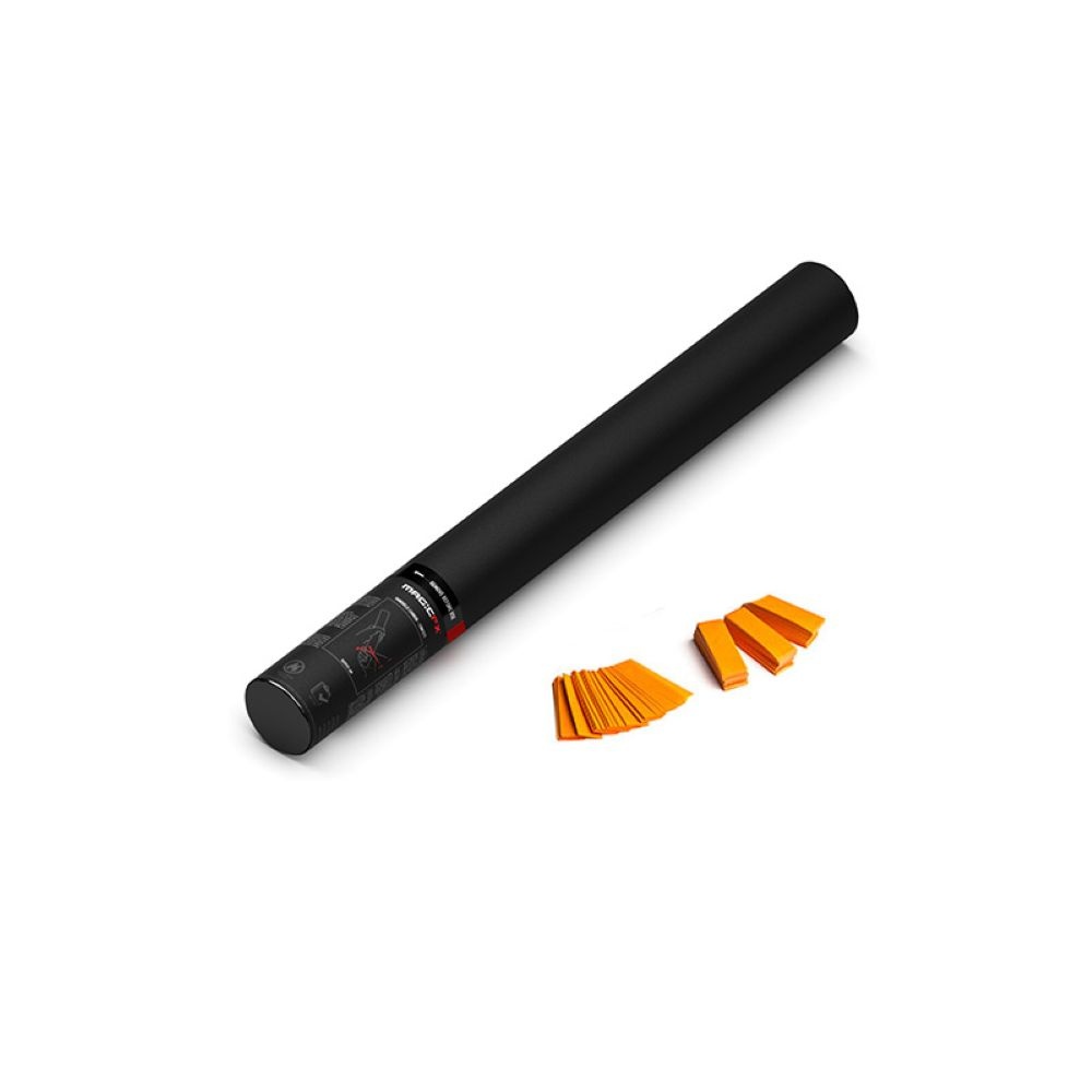 MagicFX Handheld Confetti Cannon 50cm oranje afbeelding
