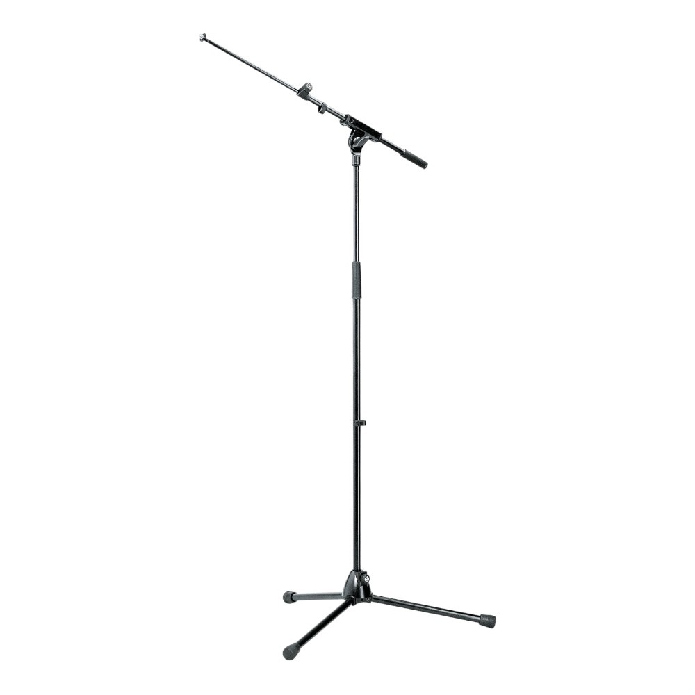 K&M 21080 Uitschuifbaar microfoonstatief met hengel afbeelding