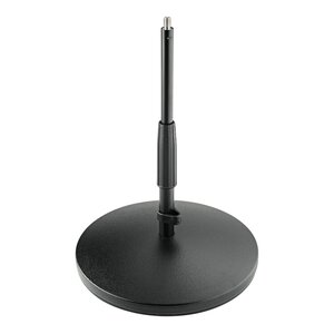 K&M 23320 Microfoon tafelstatief laag met ronde voet K&M 23320 Microfoon tafelstatief laag met ronde voet