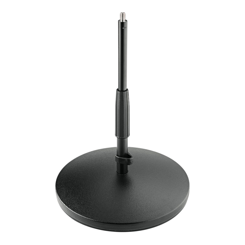 K&M 23320 Microfoon tafelstatief laag met ronde voet afbeelding