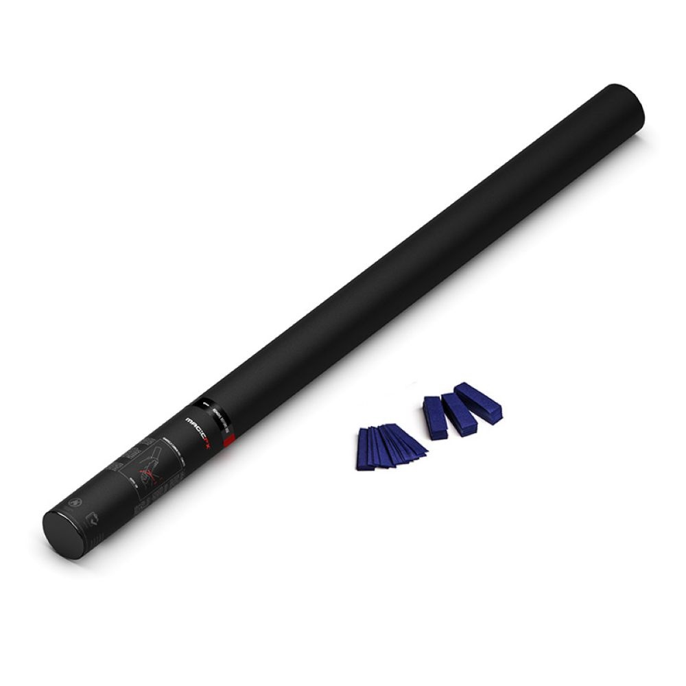MagicFX Handheld Confetti Cannon 80cm donkerblauw afbeelding