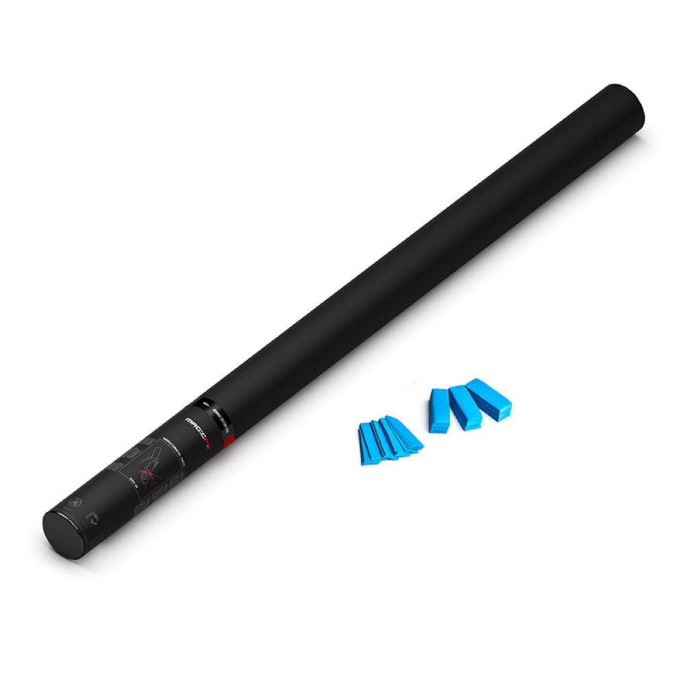 MagicFX Handheld Confetti Cannon 80cm lichtblauw afbeelding
