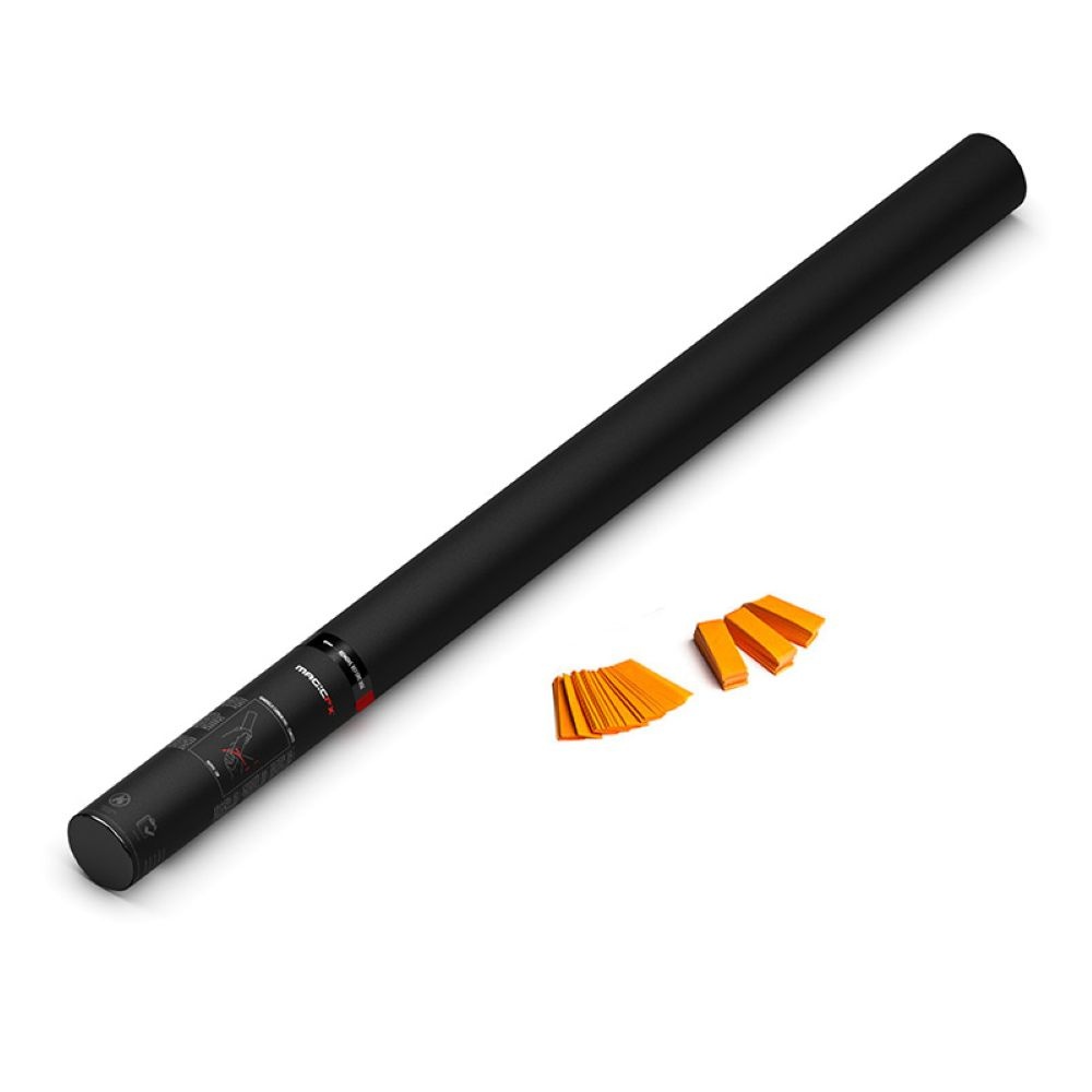MagicFX Handheld Confetti Cannon 80 cm oranje afbeelding