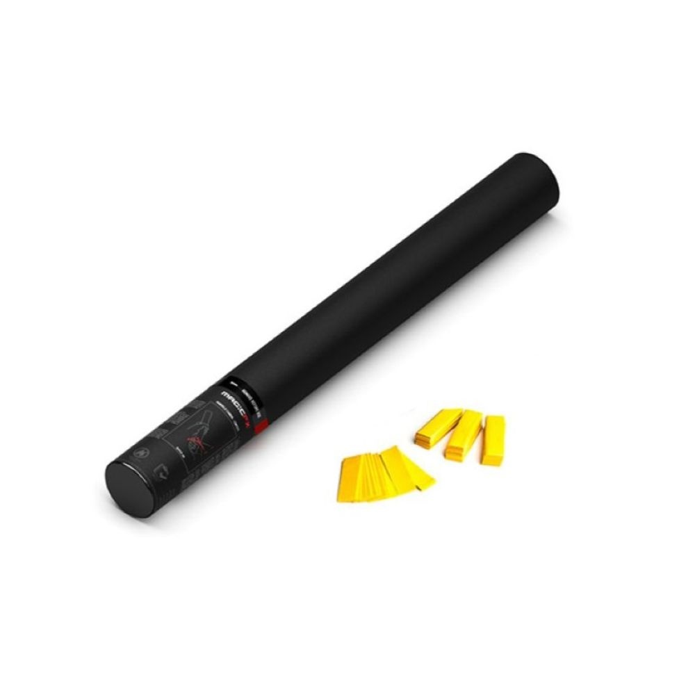 MagicFX Handheld Confetti Cannon 50cm geel afbeelding