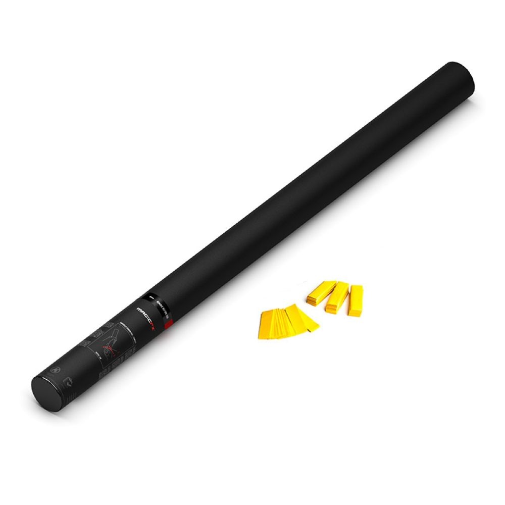 MagicFX Handheld Confetti Cannon 80cm geel afbeelding