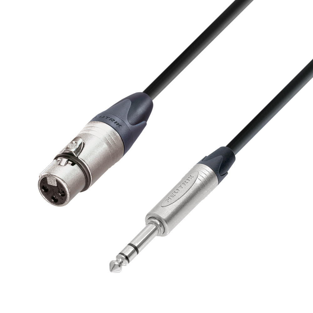 Adam Hall 5 Star BFV 0300 verloopkabel XLR female naar Jack TRS 3,0 m afbeelding
