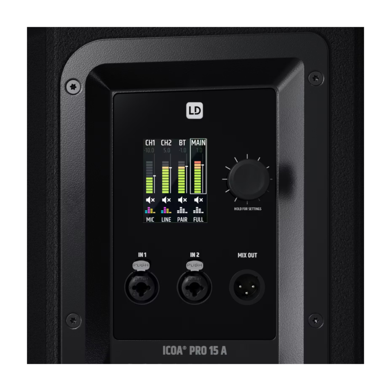 ICOA Pro 15 A actieve speaker met BT 15 inch